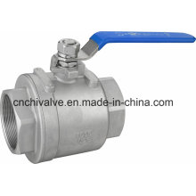 Lever Open CF8m Full Bore 2PC Ball Valve